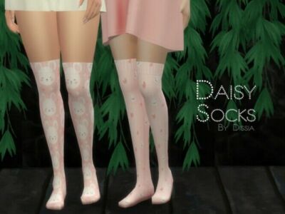 Daisy Socks By Dissia Sims 4 CC