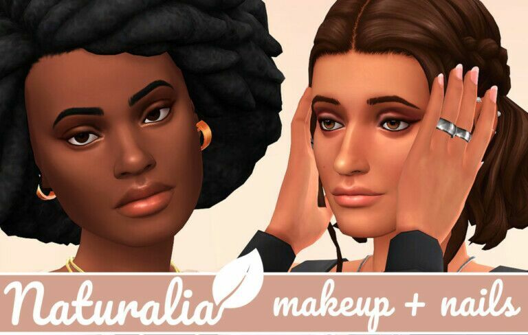 Naturalia Make-Up + Nails At Frenchie SIM Sims 4 CC