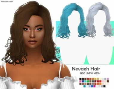 Navaeh & Aubree Hairs At Phoenix-Sims Sims 4 CC