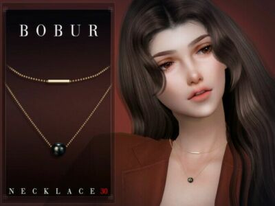 Necklace 30 By Bobur3 Sims 4 CC