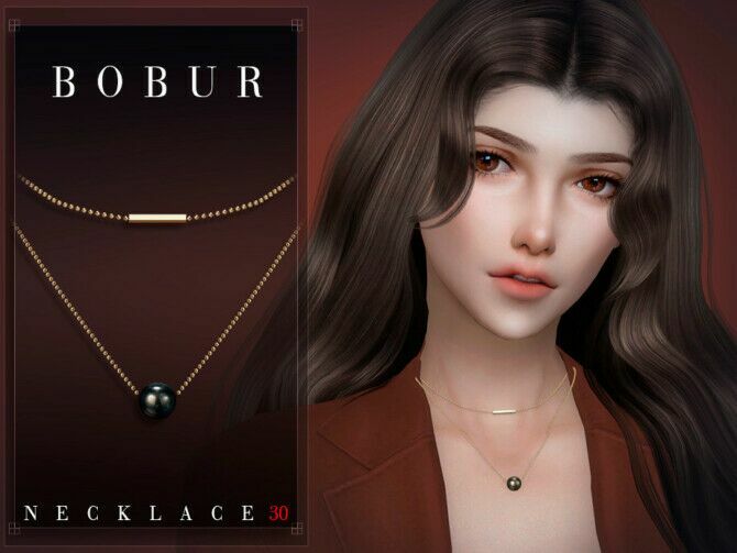 sims 4 cc necklace 30 by bobur3 2