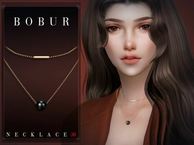 sims 4 cc necklace 30 by bobur3 3