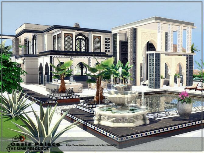 Oasis Palace By Danuta720 Sims 4 CC