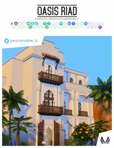 Oasis Riad At Simsational Designs Sims 4 CC