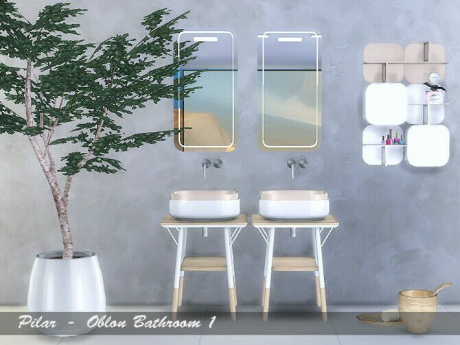 sims 4 cc oblon bathroom by pilar 3