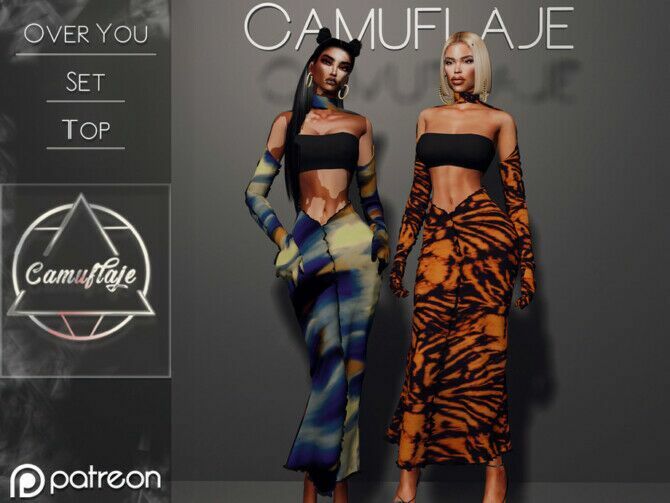 Over YOU (TOP) By Camuflaje Sims 4 CC