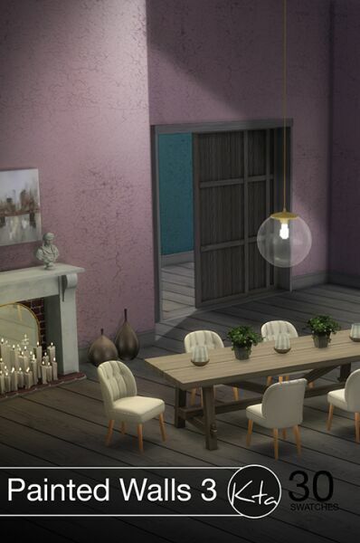 sims 4 cc painted walls 3 at ktasims 2