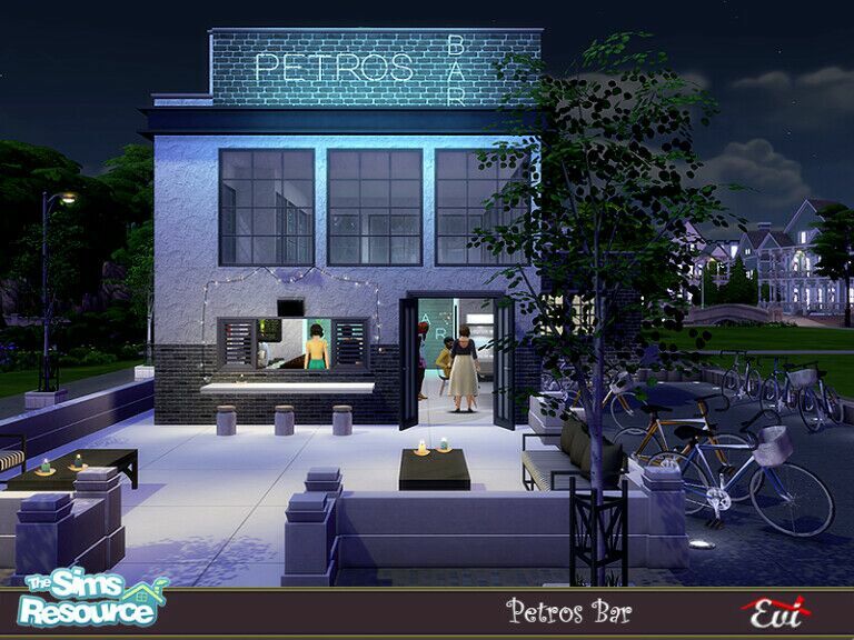 sims 4 cc petros bar by evi 3