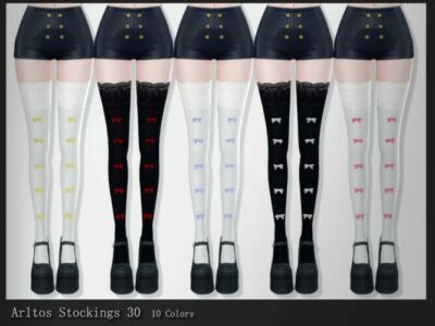 Popular – Stockings 30 By Arltos Sims 4 CC