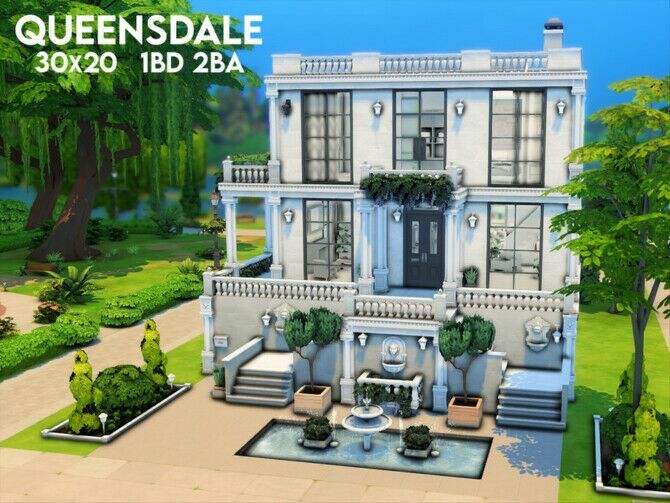 Queensdale House By Xogerardine Sims 4 CC