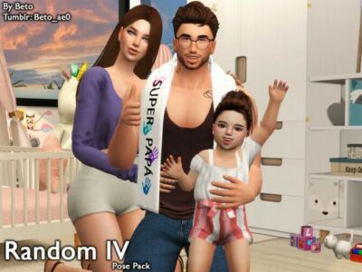 Random IV (Pose Pack) By Beto_Ae0 Sims 4 CC