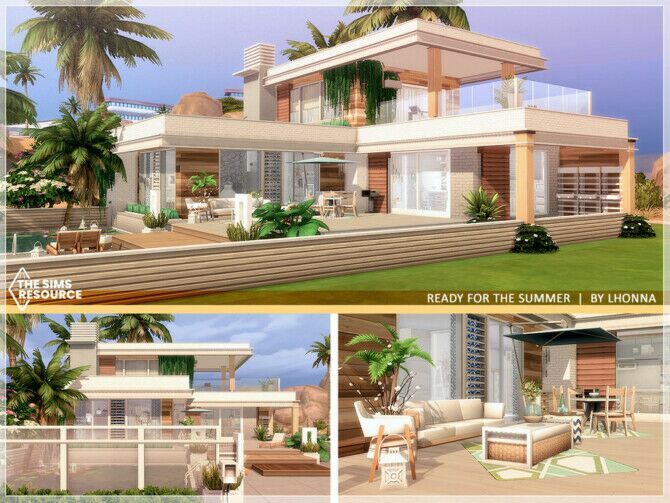 sims 4 cc ready for the summer home by lhonna 3