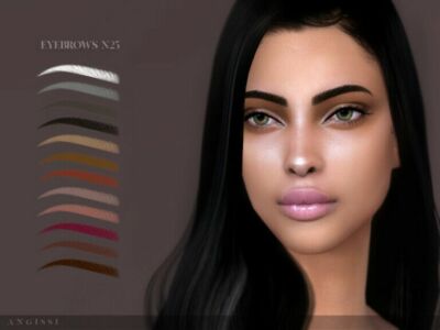 Recent – Eyebrows N25 By Angissi By TSR Sims 4 CC