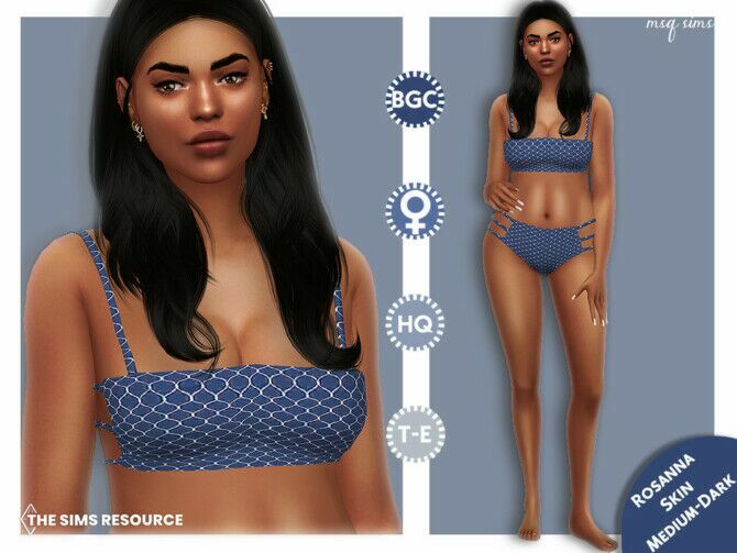 Rosanna Skin Medium Dark By Msqsims Sims 4 CC