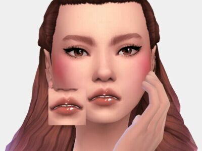 Runa Lipgloss By Sagittariah Sims 4 CC