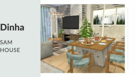 SAM House At Dinha Gamer Sims 4 CC