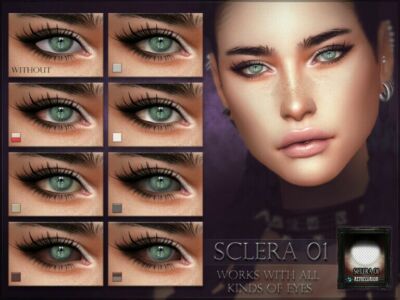 Sclera 01 (Different Categories) By Remussirion Sims 4 CC