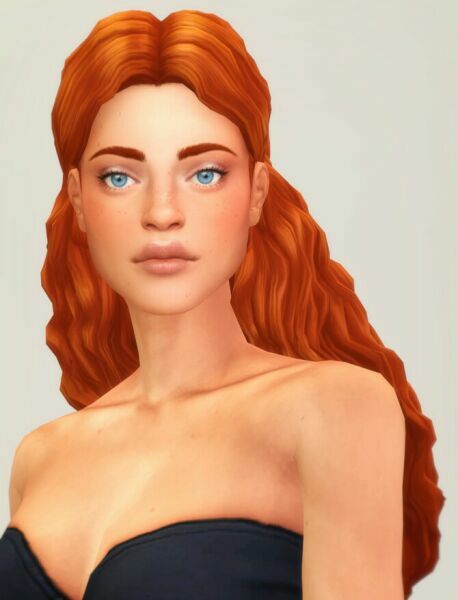 sims 4 cc seashell wavvve hair at rusty nail 2