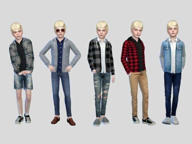 Seinfeld Hoodie Shirt Boys By Mclaynesims Sims 4 CC