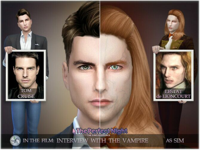 SIM TOM Cruise AS Vampire Lestat By Bakalia Sims 4 CC