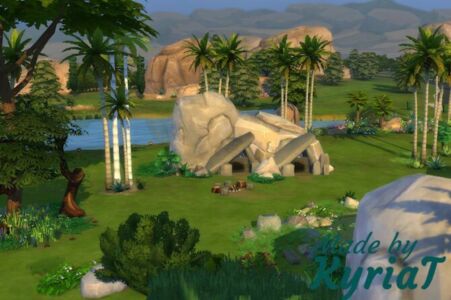 Stoneage Third Camp At Kyriat’s Sims 4 World Sims 4 CC