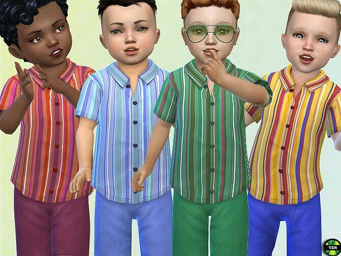 sims 4 cc striped shirt for toddlers by pelineldis 2