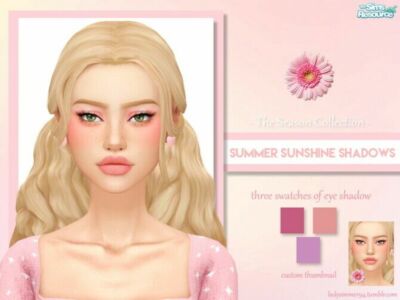 Summer Sunshine Shadows By Ladysimmer94 Sims 4 CC