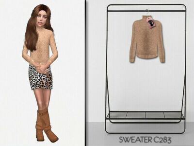 Sweater C283 By Turksimmer Sims 4 CC
