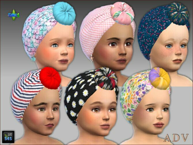 sims 4 cc swimsuits turbans and sunglasses for toddler girls at arte della vita 2