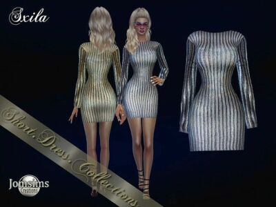 Sxila Dress By Jomsims Sims 4 CC