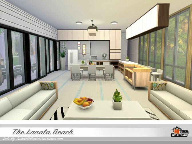 sims 4 cc the lanala beach home by autaki 4