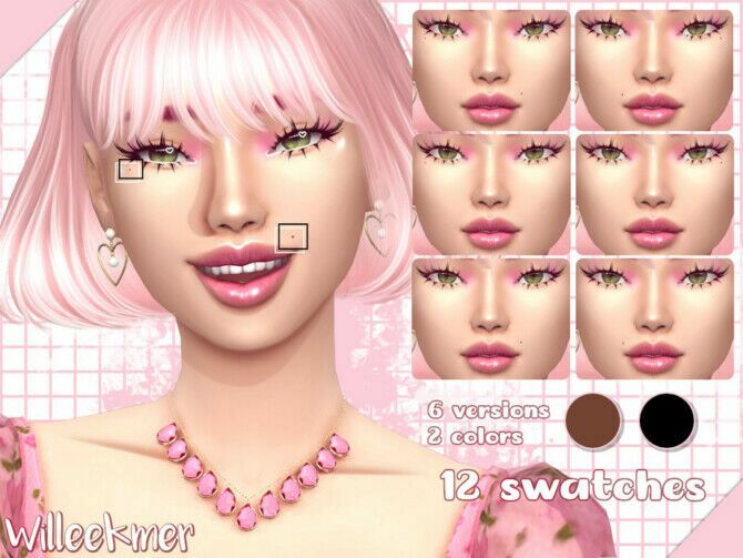 Timeless Beauty Moles By Willeekmer Sims 4 CC