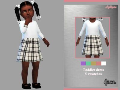 Toddler Dress Susy By Lyllyan Sims 4 CC