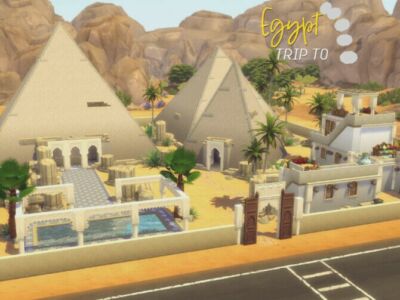 Trip To Egypt LOT By Genkaiharetsu Sims 4 CC