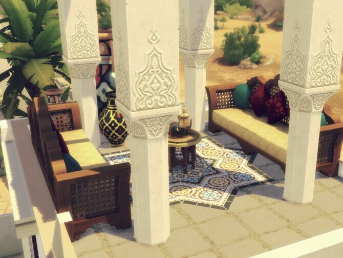 sims 4 cc trip to egypt lot by genkaiharetsu 3