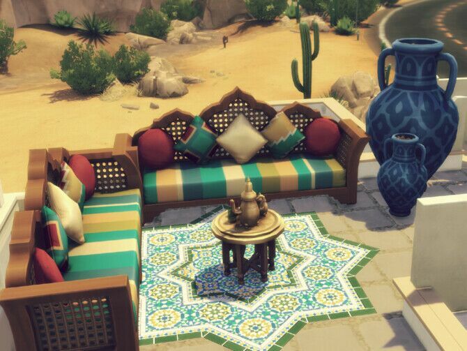 sims 4 cc trip to egypt lot by genkaiharetsu 4