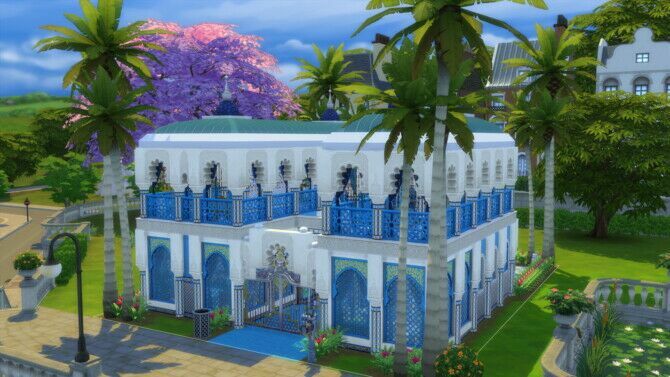 Villa Rabat – Moroccan Style Home By Dominopunkyheart Sims 4 CC