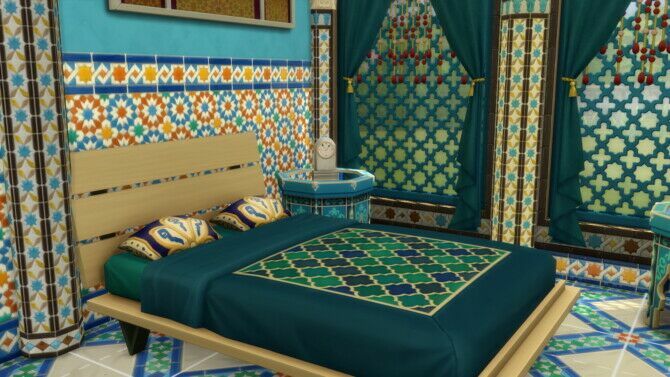 sims 4 cc villa rabat moroccan style home by dominopunkyheart 4