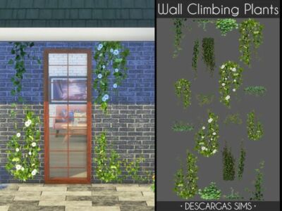 Wall Climbing Plants At Descargas Sims Sims 4 CC