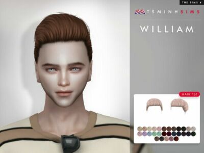 William Hair 151 By Tsminhsims Sims 4 CC