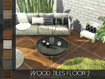 Wood Tiles Floor 2 By Rirann Sims 4 CC