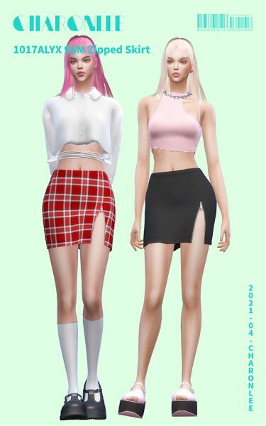 sims 4 cc zipped skirt 1017alyx 9sm at charonlee 3