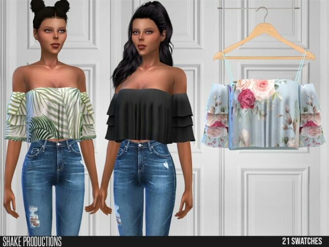 547 Blouse By Shakeproductions Sims 4 CC