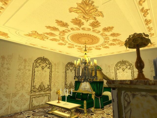 sims 4 cc amazing golden ornamented ceilings set vi at anna quinn stories 4