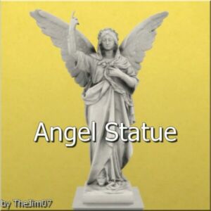 Angel Statue By Thejim07 Sims 4 CC