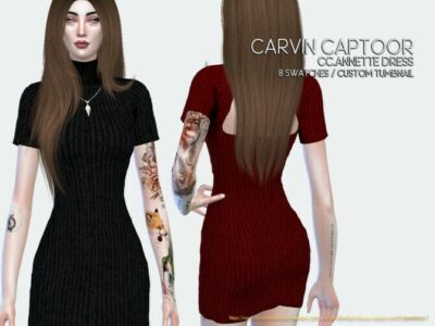 Annette Dress By Carvin Captoor Sims 4 CC