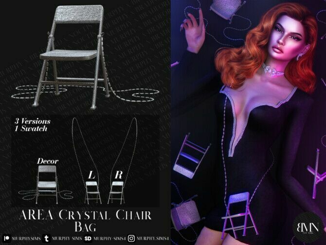 Area Crystal Chair BAG At Murphy Sims 4 CC