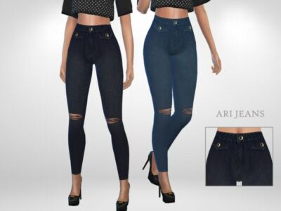 ARI Jeans By Puresim Sims 4 CC