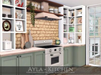 Ayla Kitchen By Rirann Sims 4 CC