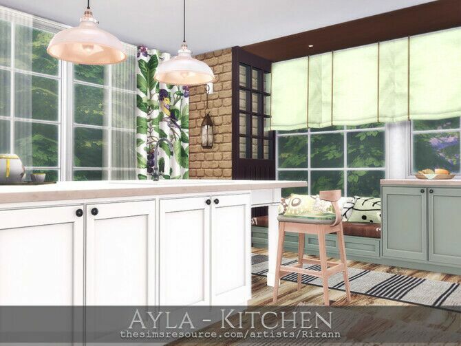 sims 4 cc ayla kitchen by rirann 3